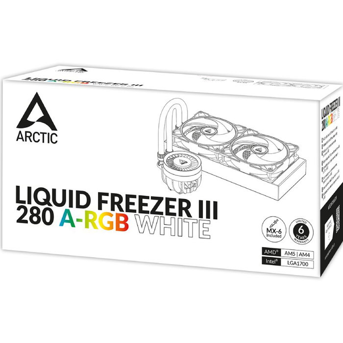 Arctic Liquid Freezer III 280 A-RGB Blanco